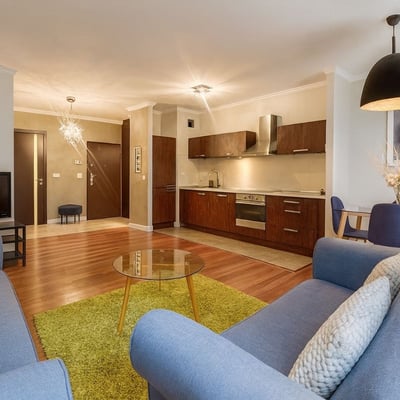 Location d’un appartement confortable de 3 pièces au centre de Gdańsk, Pologne